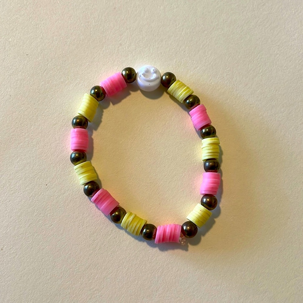 Pink lemonade bracelet